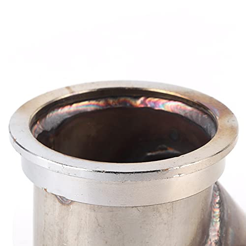 Flangia del Tubo di Scarico del Turbo, Adattatore in Acciaio Inossidabile a 5 Bulloni da 2,5 Pollici Flangia del Tubo di Scarico del Turbo Adatta per Alloggiamenti delle Turbine GT25 GT28 T25 T28