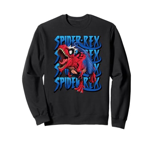 Spider-Rex Marvel sweat dinosaure avec logo graphique empilé ultra résistant