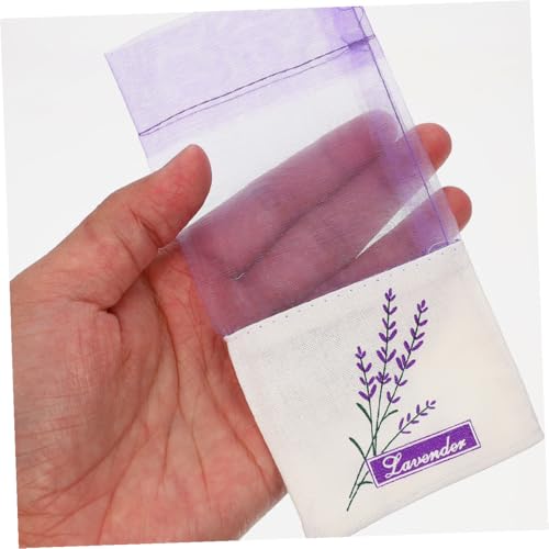 50 bolsas sachet vacías de lavanda con cordón decorativo miniatura 4
