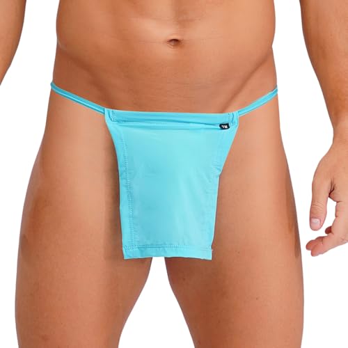 renvena Men Butt Flaunting Fundoshi Underwear Japan Kabuki Cotton Loincloth T-back Thong Sumo Briefs