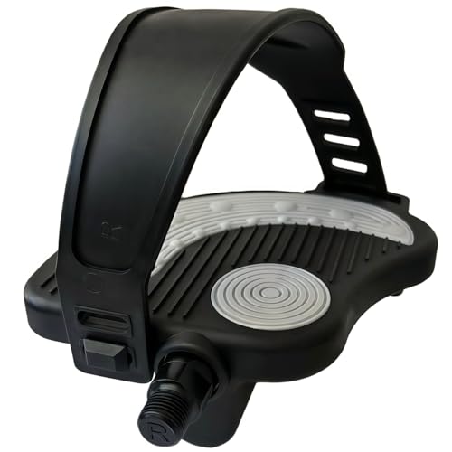 1 Paar Premium Heimtrainer Pedale mit Riemen - 9/16' Spindel (14.3mm) -...