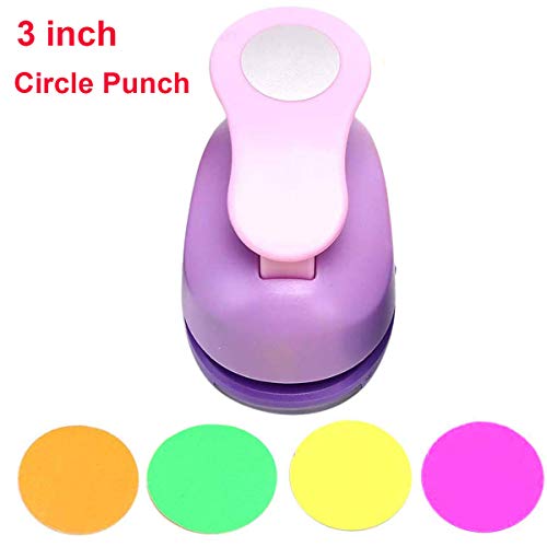 3 inch Circle Punch - Buytra Circle Paper Puncher Cutter, Scrapbook Craft Punch