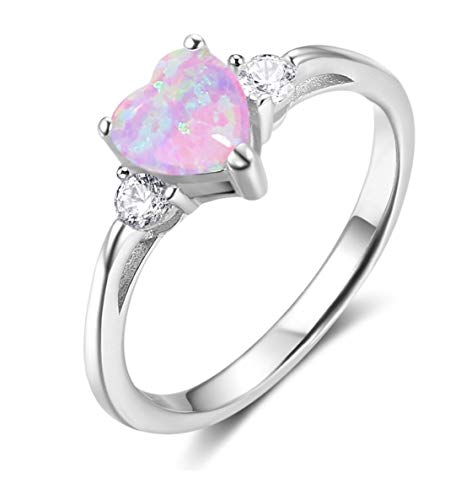 Bague opale anneau femme argent 925 plaqué or pour fiançailles et alliance