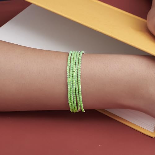 Image of Salty Alpha Anti Tarnish Bracelet for Women | Wrist Bracelets for Girls | Fashion Jewellery Accessories | Stylish Minimal Jewelry | Gift for Diwali, Christmas, Marriage, Birthday