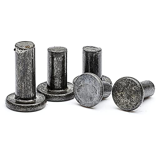 Rivets à tête plate solides M5 anti-vibration pour liaisons de 30mm - 3