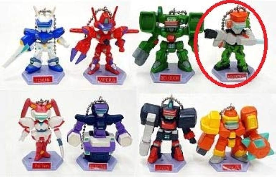 電脳戦機バーチャロン プライズ キーチェーン フィギュア 全12種類