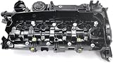 Clynex Pokrywa pokrywy zaworów silnika samochodowe Pokrywy zaworów silnika samochodowego 11128589941 11128570828 11127810584 Pokrywa głowicy cylindrów z uszczelką, dla Bmw F30 N47N N47S1 316D