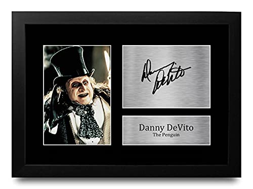 Cadeau Cinéma Photo Signée Danny DeVito Oswald Cobblepot A4