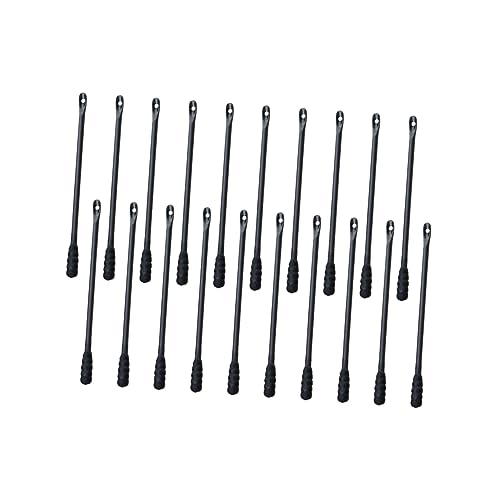 HAPINARY 100pcs Baby Ear Spoon Cotton Swab Double-headed Ear Picking Stick Disposable Cotton Buds for Makeup