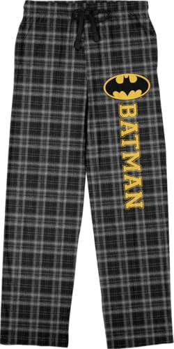 Batman Core Plaid Pajama Pants for Men