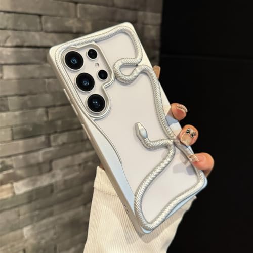 Coque Samsung Galaxy A54 5G de qualité supérieure avec finition TPU argenté