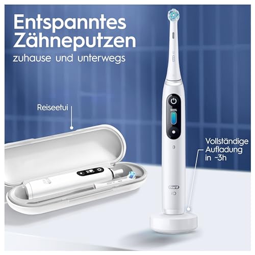 Oral-B iO Series 8 Electric Toothbrush, 2 Replacement T...