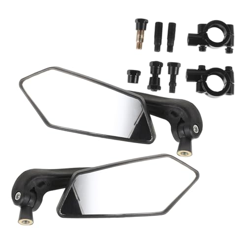 SOESFOUFU 1Pair Cycling Rear View Mirror Handlebar Mount Bicycle Mirror Sturdy and Shock Resistant Design Versatile Use for Bikes and Motorcycles Enhanced Safety for Riders