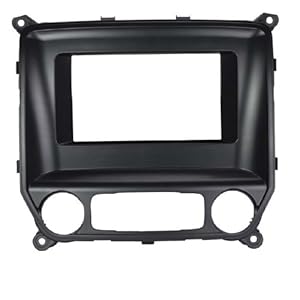 Scosche GM5211B Compatible with 2014-18 Chevrolet Silverado / GMC Sierra ISO Double DIN & DIN+Pocket Dash Kit Black