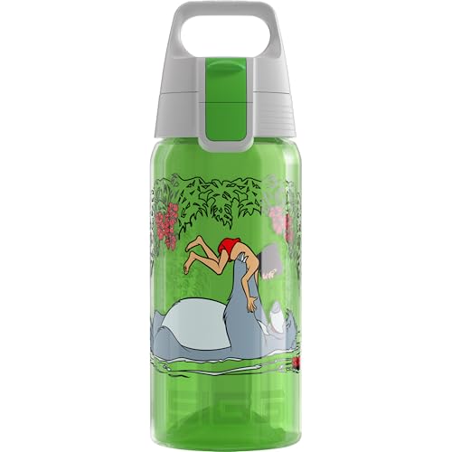 SIGG VIVA ONE Junglebook Kinder Trinkflasche (0.5 L), schadstofffreie Kinderflasche mit auslaufsicherem Deckel, einhändig bedienbare Wasserflasche für 17,26 EUR (-9%) statt 18,95 EUR bei amazon.de Bild: SIGG VIVA ONE Junglebook Kinder Trinkflasche (0.5 L), schadstofffreie Kinderflasche mit auslaufsicherem Deckel, einhändig bedienbare Wasserflasche für 17,26 EUR (-9%) statt 18,95 EUR bei amazon.de