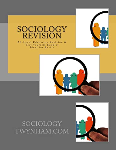Sociology Revision AS-Level Education Revision & Test Yourself Booklet Ideal for Resits