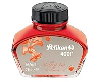 Pelikan Tintenglas Tinte 4001 Brilliant-Rot 62,5 ml, 1 Glas