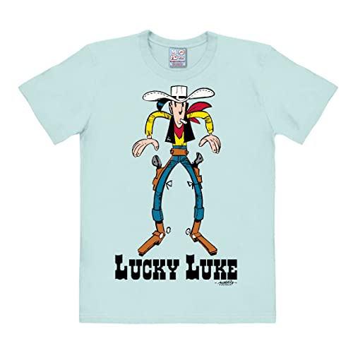 T-Shirt Lucky Luke Showdown Idéal pour un Style Casual au Quotidien