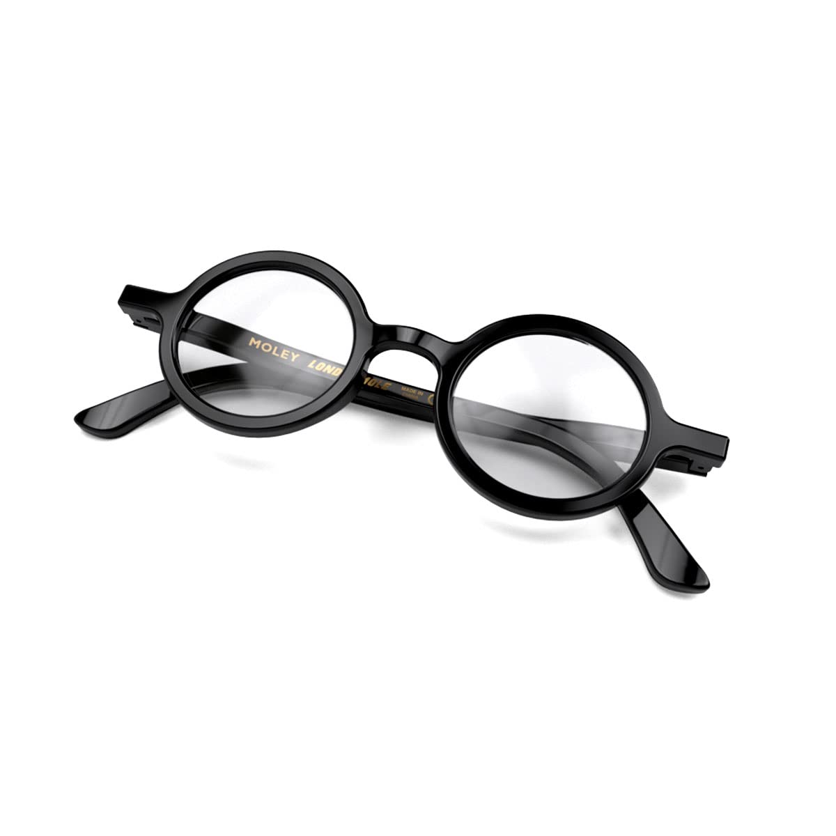 LONDON MOLE® Moley reading glasses, Gloss Black, 140 x 145 x 43 mm - Image 3