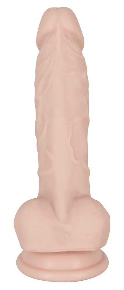 You2Toys Fallo Realistico con Ventosa e Testicoli in Puro Silicone Medicale 18 X 3,6 cm
