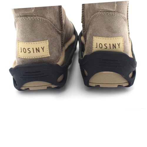 LIFKOME Elastic Mountaineering Crampons Ice Traction Cleats for Shoe Cover 35-45 Yards Shoes