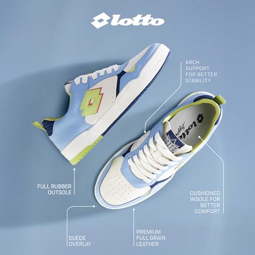 Image of Lotto Men Hoop Star OG Leather Sneakers
