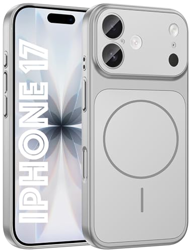 Image of SHINESTAR Converter Case for iPhone 17 | Premium Protective Mag-Safe Cover | iPhone 17 Pro / 17 Pro Max Series Style Design | in-Built Camera Guard | Wireless Charging Compatible - Silver