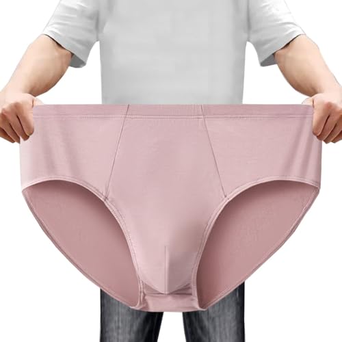 MECKOZ sous-vêtements Hommes Grandes Tailles Slip Ample en Modal Caleçon Silky Touch Biggies L-10XL, 2 Paquets(5XL)