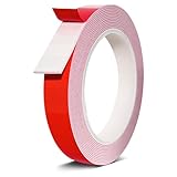 両面テープ 超強力両面テープ 作業用両面テープ 車用両面テープ PEフォーム 両面テープ 屋内 屋外 高耐熱汎用 防振 防水 家庭 オフィス 寮 学校 会社など適用 多機能 掲示用 写真貼り付け 車外 車の小物 DIYホビー 工業部品の接着に 多機能 サイズ：10ｍｍ×5m