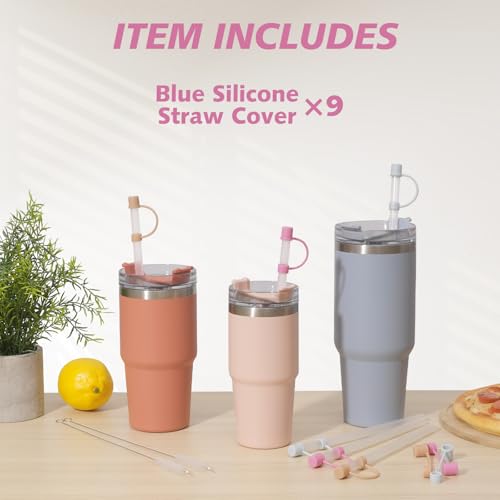 Tampa de palha para Stanley Cup 1,134 g, pontas de silicone reutilizáveis para Stanley Tumbler 850.5