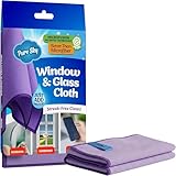 Pure-Sky Microfusion Window Thickened Magic Cleaning Cloth - Microfiber Streak Free Cleaning Cloths Reusable Magic Cleaning Wipes for Windows Glass Magic Streak Free No Wiping Marks Glasses Cleaner