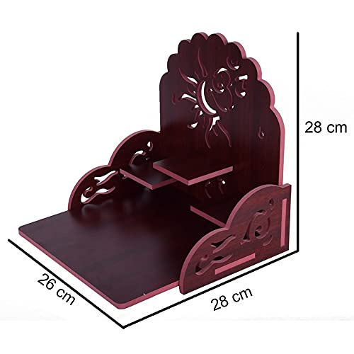 Krupasadhya Wooden Wall Hanging Temple for Home& Office | Home Showpiece Temple 4