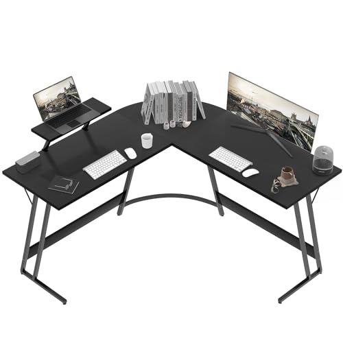 Devoko Escritorio Gaming De Esquina,130 X 130cm,Escritorio Gamer En Forma De L Con Soporte De Monitor, Gancho Para Auriculares,Para Estudio,Oficina,Gaming,Dormitorio Negro Devoko Escritorio Gaming De Esquina,130 X 130cm,Escritorio Gamer En Forma De L Con Soporte De Monitor, Gancho Para Auriculares,Para Estudio,Oficina,Gaming,Dormitorio Negro