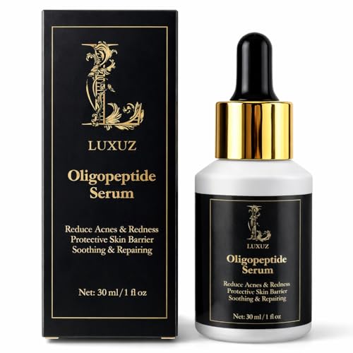 LUXUZ Oligopeptide Facial Serum for Acne Removal, Dark Spot Corrector & Skin Repair – Post Acne...