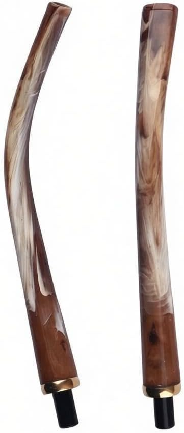 Resin Classic Tobacco Pipe Replacement Stem, Premium Mouthpiece, Glossy Finish (Size 006)