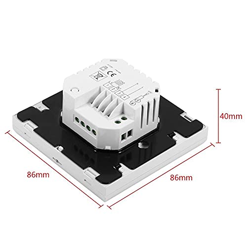 Thermostat programmable tactile avec écran LCD pour régulation précise de cheminée - 2