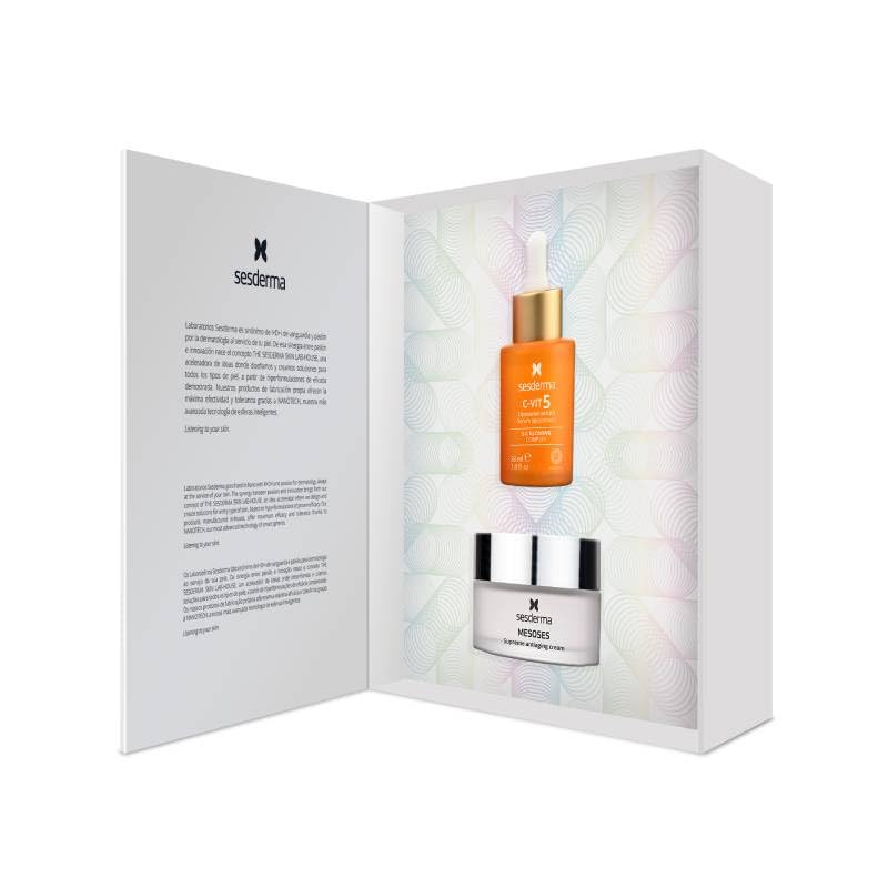 Sesderma Pack Luminosity C-vit 5 Serum And Mesoses Cream