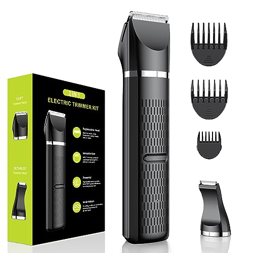 Rolgno Tondeuse Cheveux Hommes, Rasoir Femme Maillo, Rechargeable Tondeuse Corps Homme avec Lame...