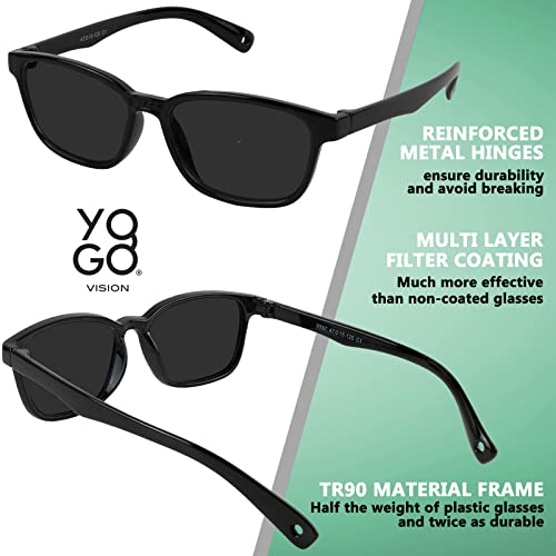 Yogo Vision Toddler Sunglasses Polarized Little Kids Sunglasses For Girls Boys Age 2-6 Pack Of 4 #TOP3