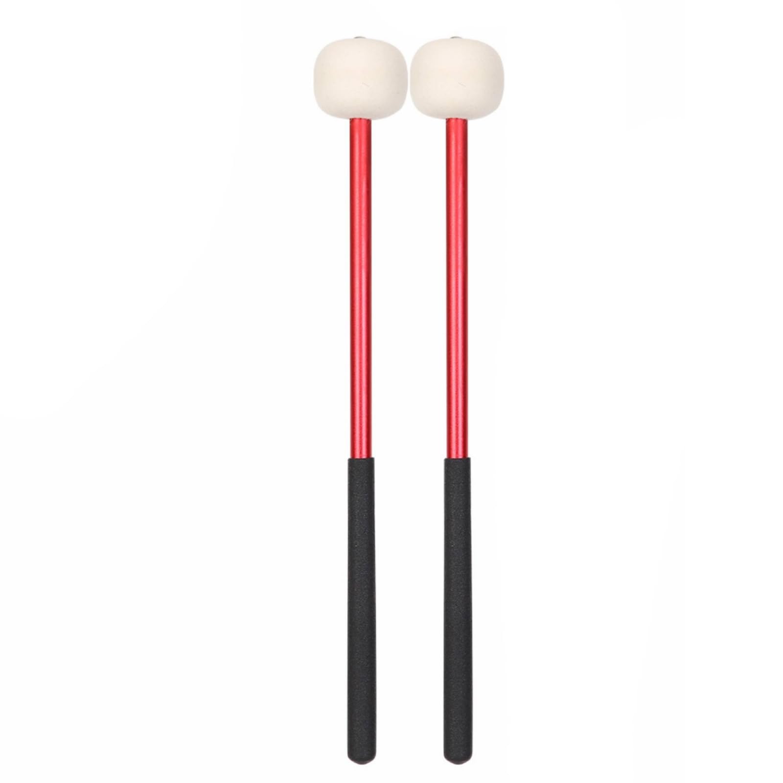Maillets D'réglage Antidérapant Maillets Percussion Léger Mailloche pour Percussionnistes, Batteurs, Répétition, Rouge, style to 8