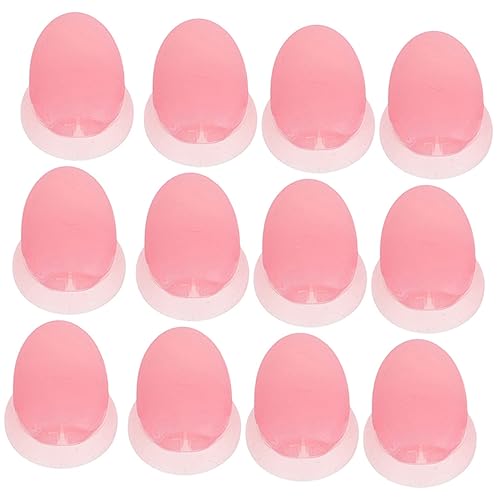 Gogogmee Sleep Mask Lip Brush Holder 12pcs Silicone Lip Brush Covers Makeup Brush Storage Portable Brush Protectors