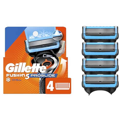Gillette ProGlide Chill Razor Refills for Men, 4 Blade Refills - image 1