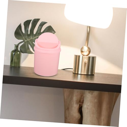 IMIKEYA Mini-mülleimer Für Den Schreibtisch Mit Schwingdeckel: Kompakter Abfalleimer Mit 2 L Fassungsvermögen Für Büro, Schlafzimmer Und Schminktisch, Kleiner Müllbehälter Für Den – Bild 5