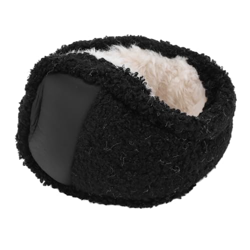 Chauffe-oreilles électrique rechargeable en peluche douce à 3 niveaux pour hiver
