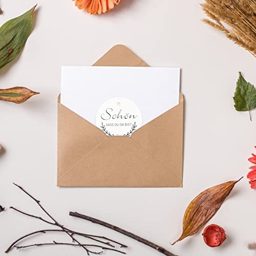 JijAcraft Biglietti regalo con scritta in lingua