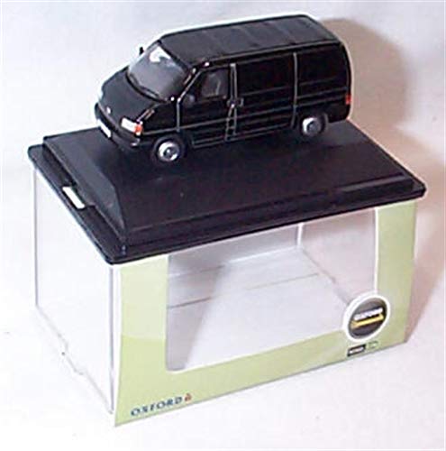 Oxford Volkswagen T4 Van Black vehicle 1:76 railway scale diecast model