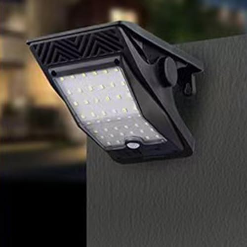 Solución de iluminación de cerca solar e impermeable con luz de patio trasero LED 4