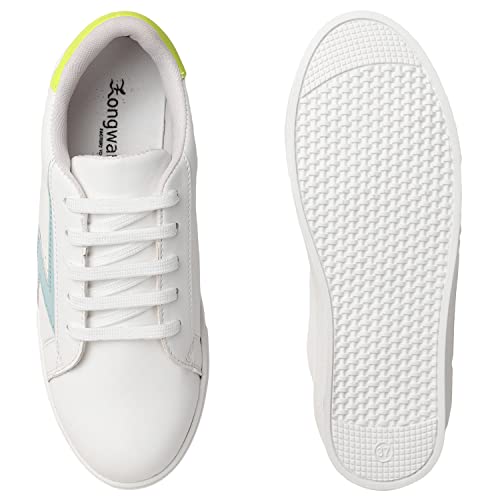 Image of Longwalk Comfotable White Sneakers Shoes for Women