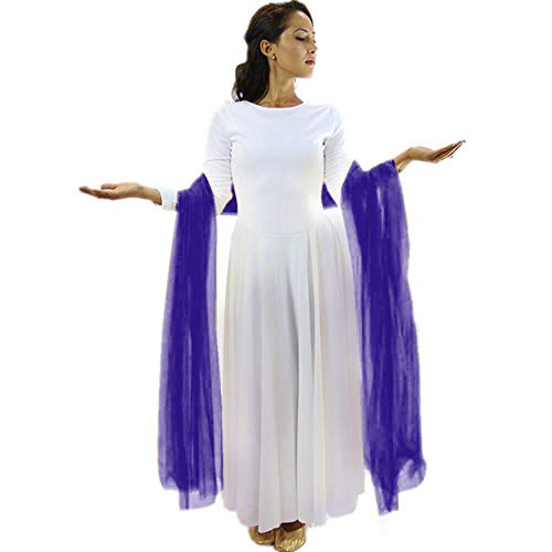 Danzcue Praise Dance Chiffon Solid Color Dance Scarf