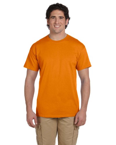 Image of Gildan Men's Ultra Cotton Tee Extended Sizes, Safety Orange, XX-Large
